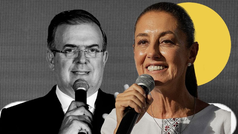 Marcelo Ebrard y Claudia Sheinbaum.