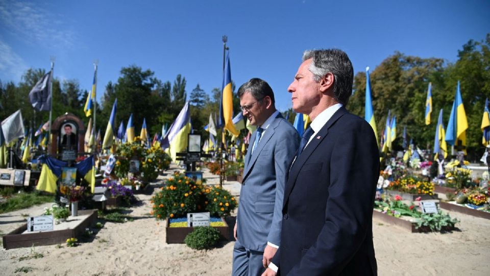 Esto sucedió durante la visita del secretario de Estado de EU, Blinken, a Ucrania.