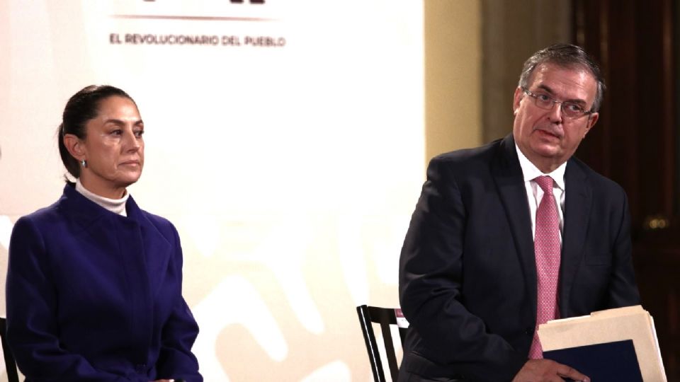 Claudia Sheinbaum y Marcelo Ebrard.