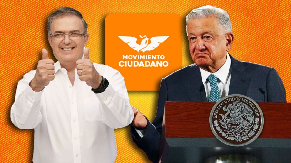 Marcelo Ebrard y Andrés Manuel López Obrador.