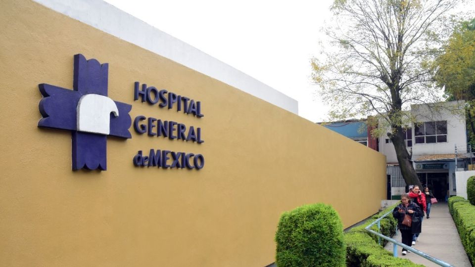 Aspectos del Hospital General de México.