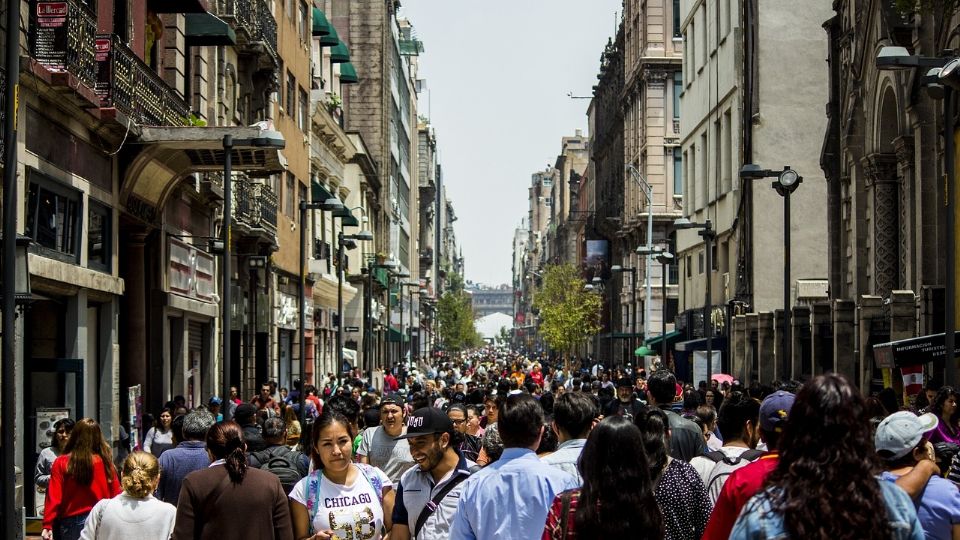 Calles del Centro Histórico de la Ciudad de México.