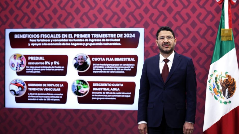 Martí Batres, jefe de Gobierno de la CDMX.