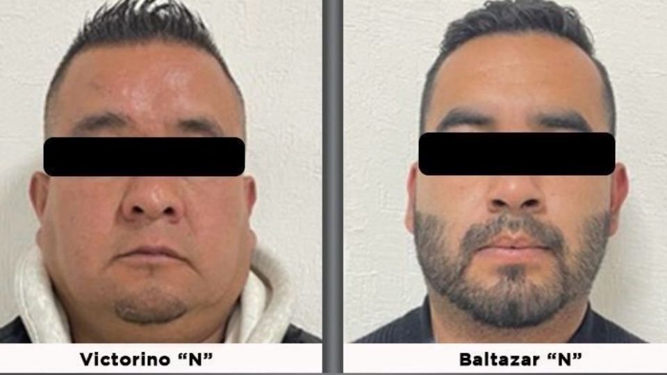 Victorino “N” de 40 años y Baltazar “N” de 26 años fueron detenidos por elementos militares y de la FGJEM.