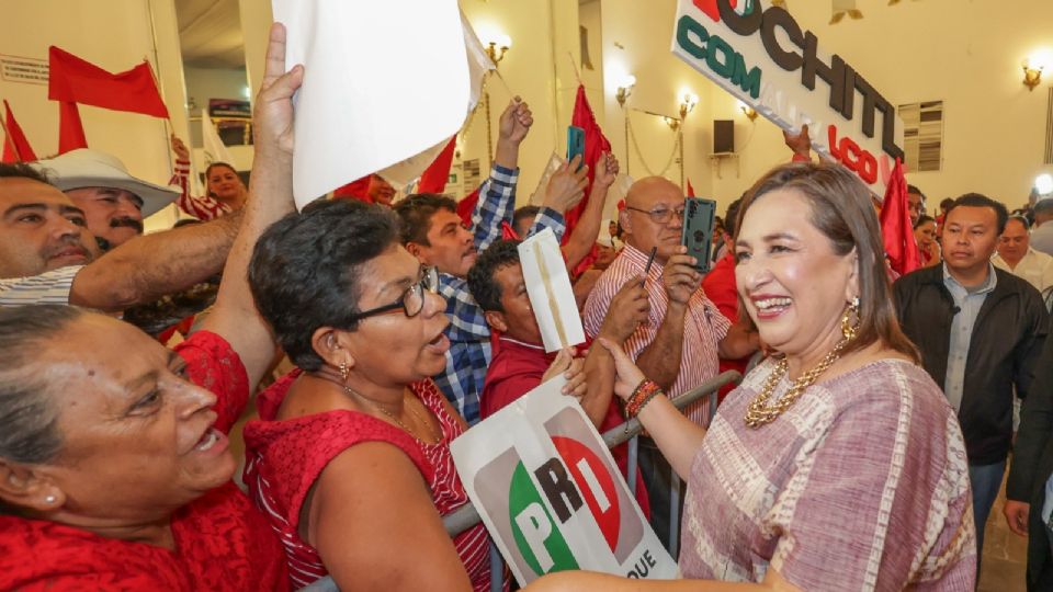 Xóchitl Gálvez visitó Tabasco, tierra del presidente López Obrador.