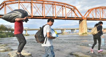 Rescatan a migrantes atrapados en Río Bravo en Piedras Negras