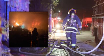 Incendio en bodega de García provoca desalojo de 12 personas
