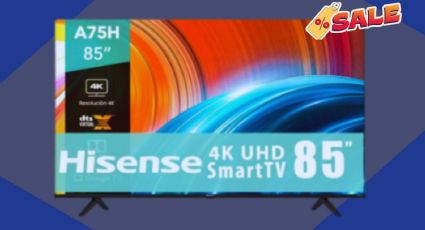 Walmart: Pantalla Hisense 4K de 85” con 5 mil pesos de descuento y a MSI