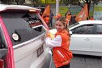 Mariana Rodríguez cierra precampaña con Mega Pegoteo en Monterrey