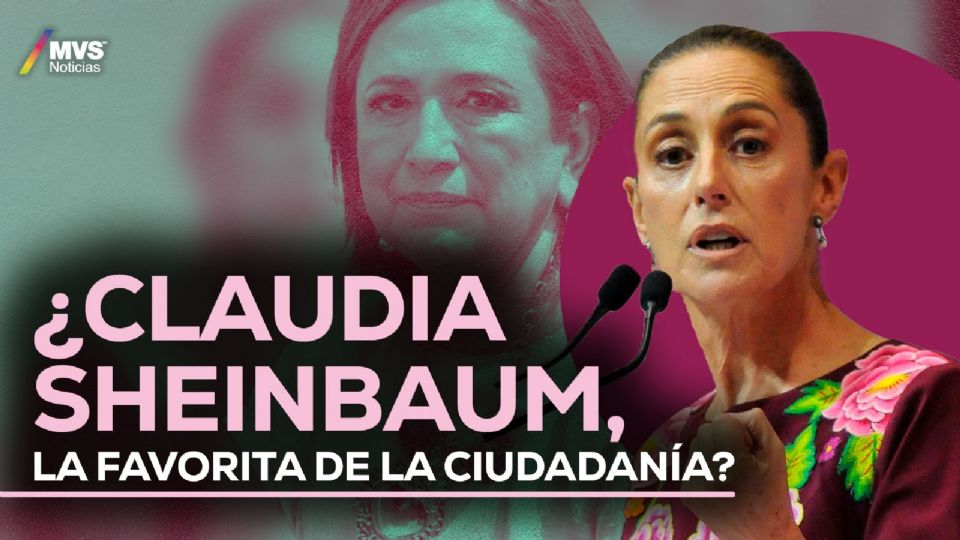 Sheinbaum lidera las encuestas actualmente.