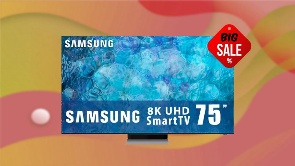 Pantalla Samsung de 75' con descuento y a meses sin intereses