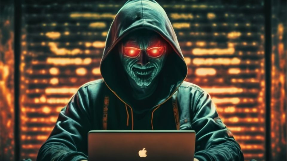 Imagen de un hacker creada con inteligencia artificial.