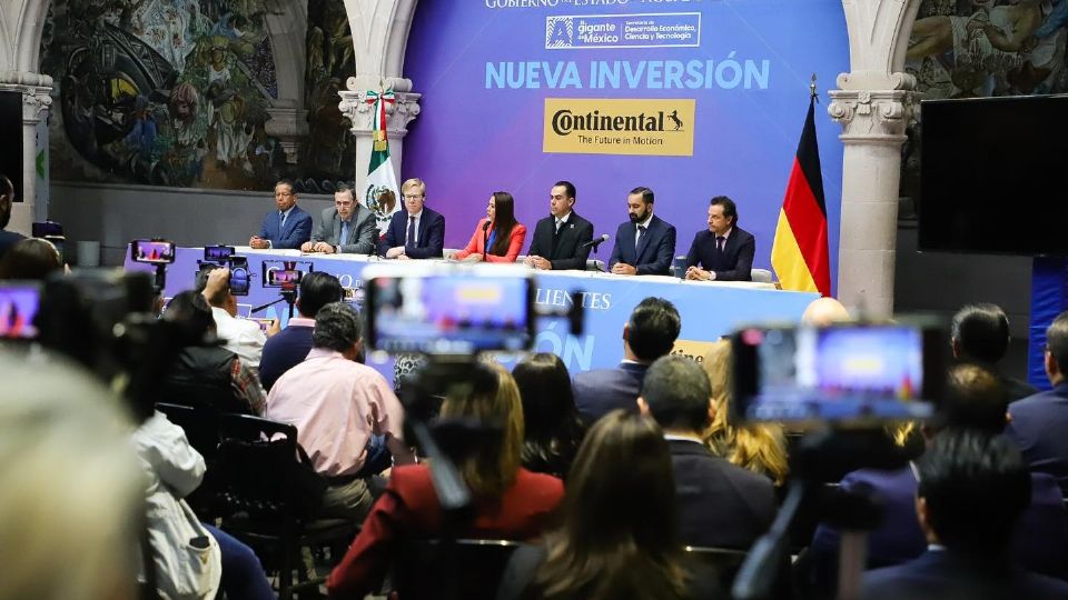 Anuncio de nueva inversión de Continental en Aguascalientes.