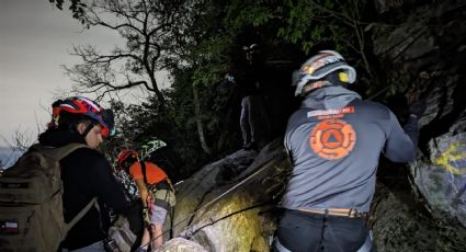 Protección Civil rescata a senderista lesionada en Guadalupe