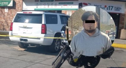 Detienen a hombre en Monterrey por circular con placas colgadas