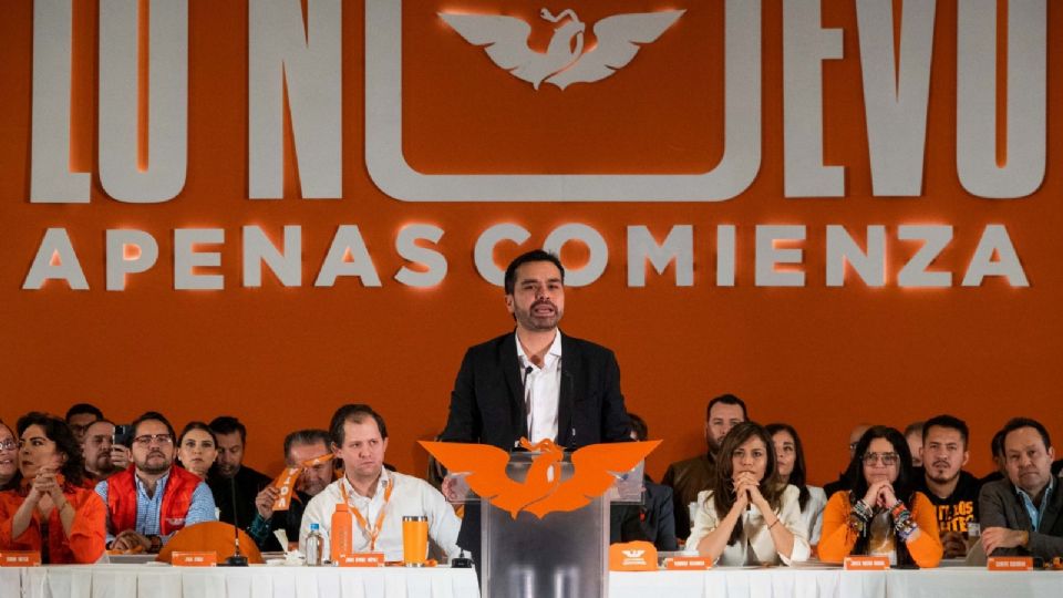 Jorge Álvarez Máynez, aspirante presidencial de Movimiento Ciudadano.