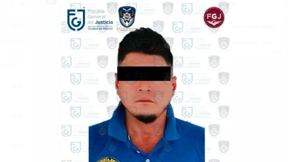 Efraín N, detenido por posible feminicidio.