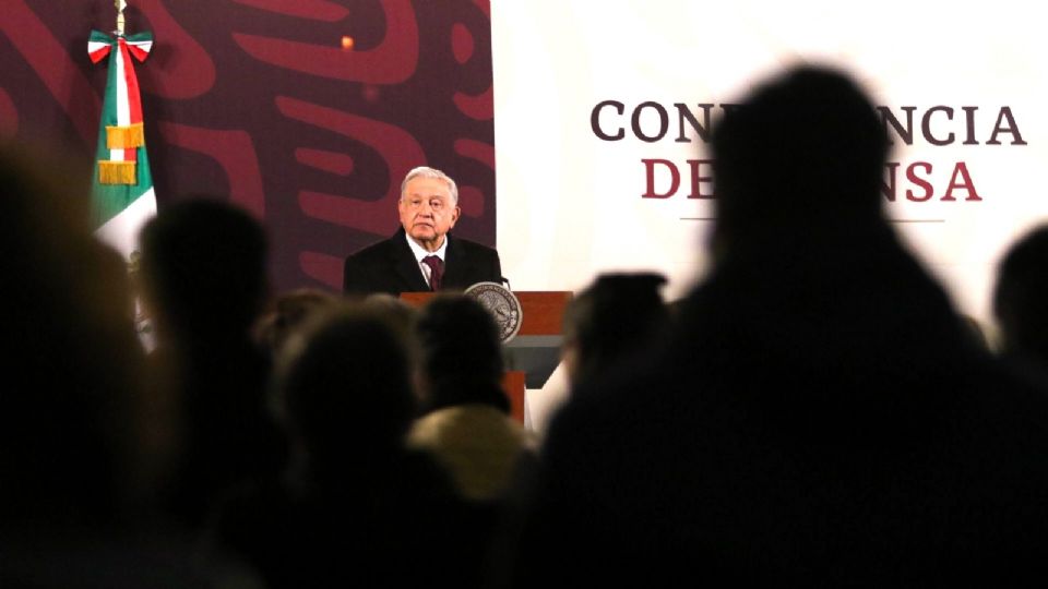 Conferencia de prensa de AMLO.