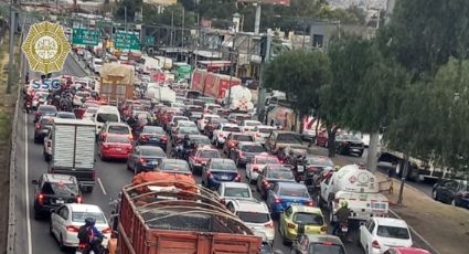 México-Puebla: Tráiler colisiona con 11 vehículos y deja 12 lesionados