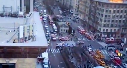 Chocan trenes en Nueva York; reportan varios heridos y caos | VIDEO