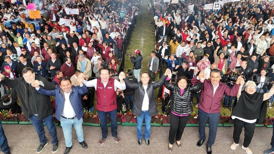 ’’Claudia con los maestros y maestras de México’’, garantizó la precandidata única a la Presidencia por Morena, PT y el PVEM.