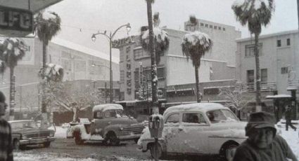 Así se veía Monterrey en la nevada del 9 de enero de 1967 | FOTOS