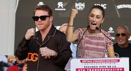 Canelo Álvarez asiste a toma de protesta de Claudia Sheinbaum