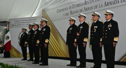 Ceremonia de Entrega-Recepción de la Secretaría de Marina y del Mando de Armas de la Armada de México