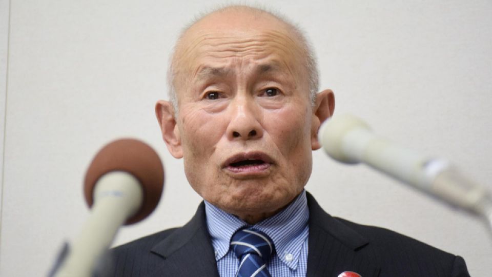 Toshiyuki Mimaki, representante de la organización Nihon Hidankyo, quien ganó el Premio Nobel de la Paz 2024.