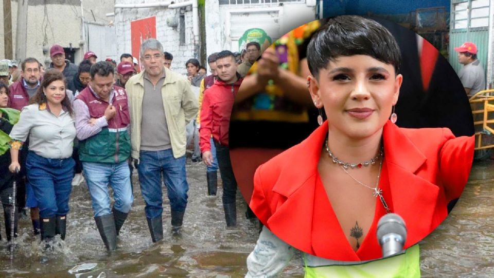 Circe Camacho, alcaldesa de Xochimilco promete un plan de acción para evitar que la zona vuelva a sufrir por inundaciones.