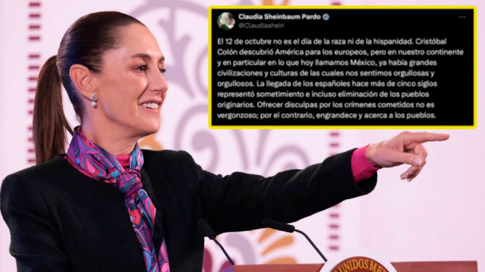 La Presidenta de México, en el marco del 12 de octubre, envío un importante mensaje a través de sus redes sociales.