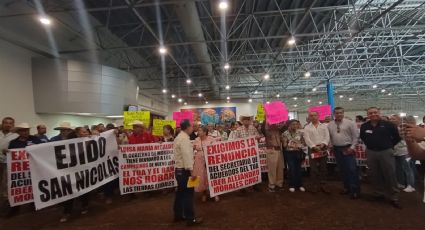 Ejidatarios de Nuevo León exigen apoyo de Claudia Sheinbaum para no perder sus tierras