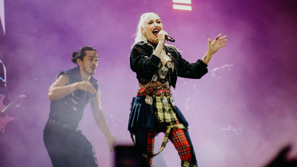 Gwen Stefani durante su presentación en el Live Out 2024.