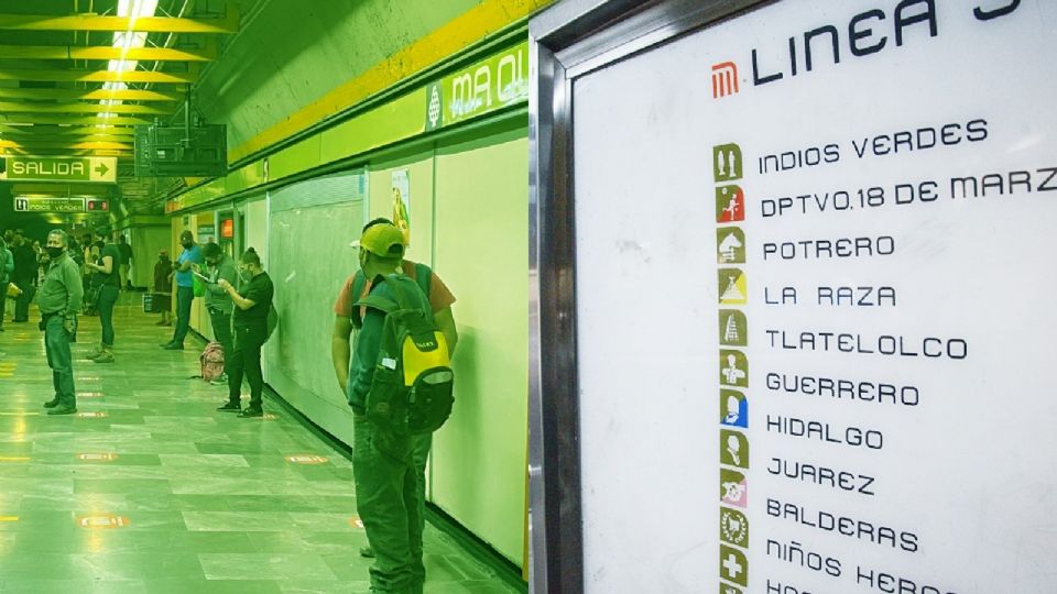 Línea 3 del Metro de la CDMX.