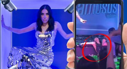 Deja caer stripper a Karime Pindter durante su presentación en Monterrey | Video