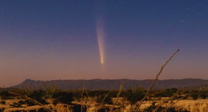 Se ilumina cielo de Nuevo León con el "Cometa del siglo"