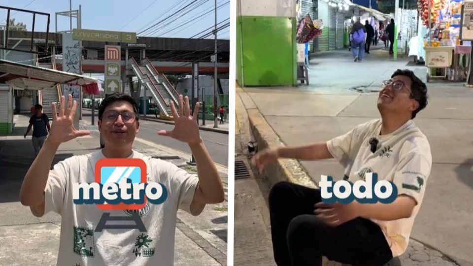 El influencer realizó una gran hazaña al recorrer a pie toda la Línea 3 del Metro de la CDMX.