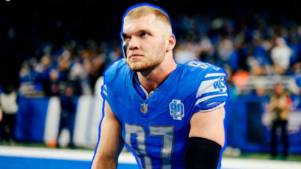 Aidan Hutchinson, defensivo de los Detroit Lions.