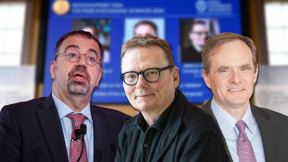 Galardonan a Acemoglu, Johnson y Robinson por estudios sobre prosperidad.