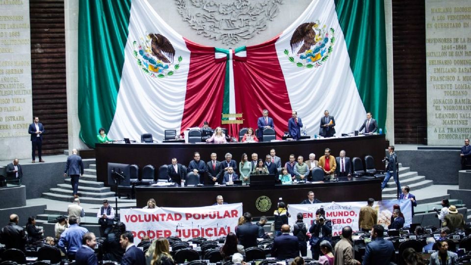 Sesión en la Cámara de Diputados.