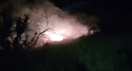 Se registra incendio en terreno baldío en las faldas del Cerro de las Mitras