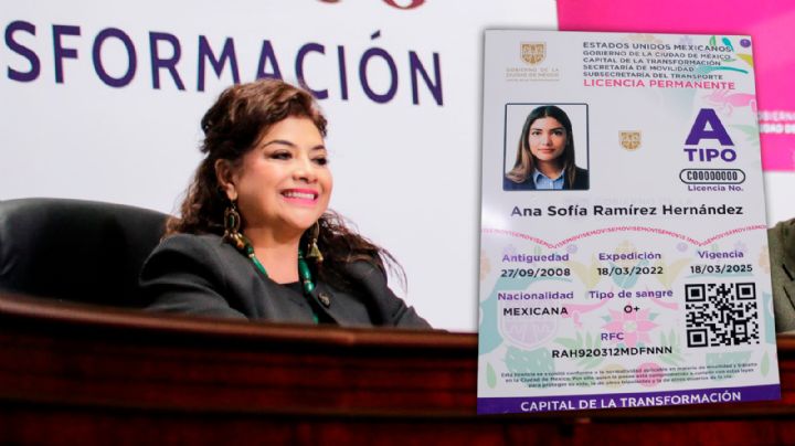 Clara Brugada: Licencia permanente de conducir arranca el 16 de noviembre