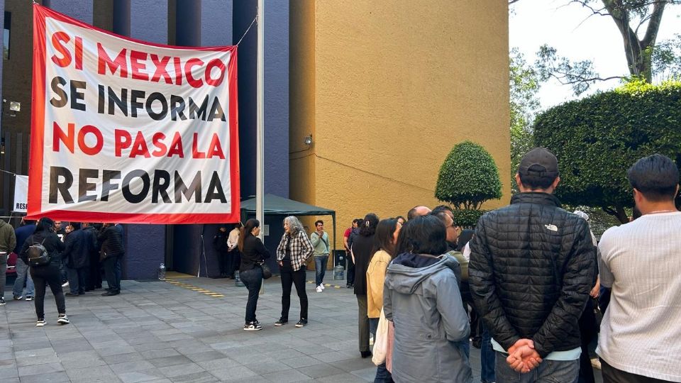 Trabajadores del Poder Judicial mantienen sus protestas por la reforma al sector.