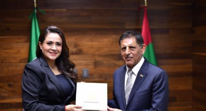 Tere Jiménez y embajador de Emiratos Árabes Unidos acuerdan fortalecer cooperación mutua