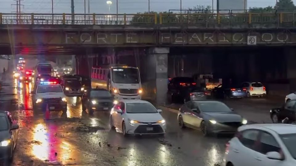 Vialidades que amanecen cerradas por las lluvias hoy 17 octubre en Monterrey