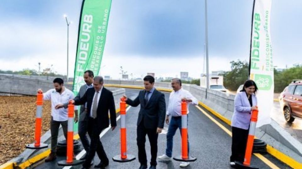 El gobernador Samuel García informó que la obra vial beneficiará alrededor de 400 conductores.