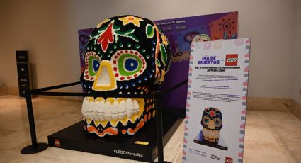 Fecha y lugar para ver la Calavera Gigante de Día de Muertos de Legos en Monterrey