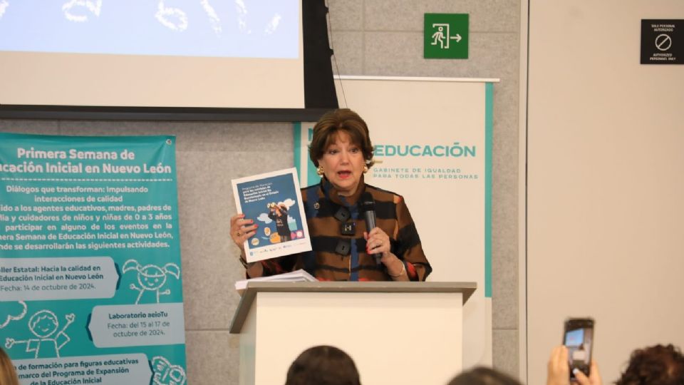 Sofialeticia Morales Garza, titular de la Secretaría de Educación.