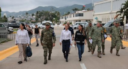 'Lo más urgente es el abastecimiento de agua potable y el restablecimiento de caminos': Sheinbaum