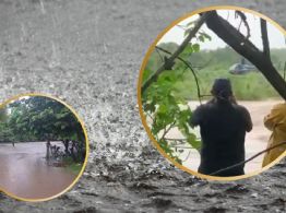 Alertan desbordamiento de, al menos, 6 ríos en Veracruz tras fuertes lluvias